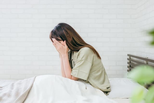 自律神経が乱れた女性