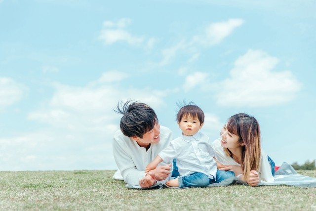 健康に過ごす家族