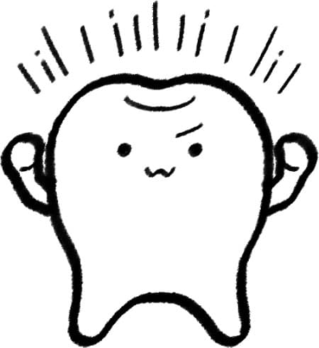 フッ素で強くなった歯