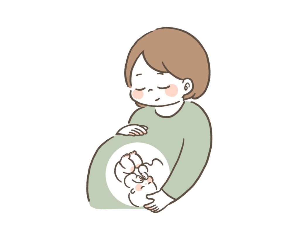 お腹の中の赤ちゃんのイメージ